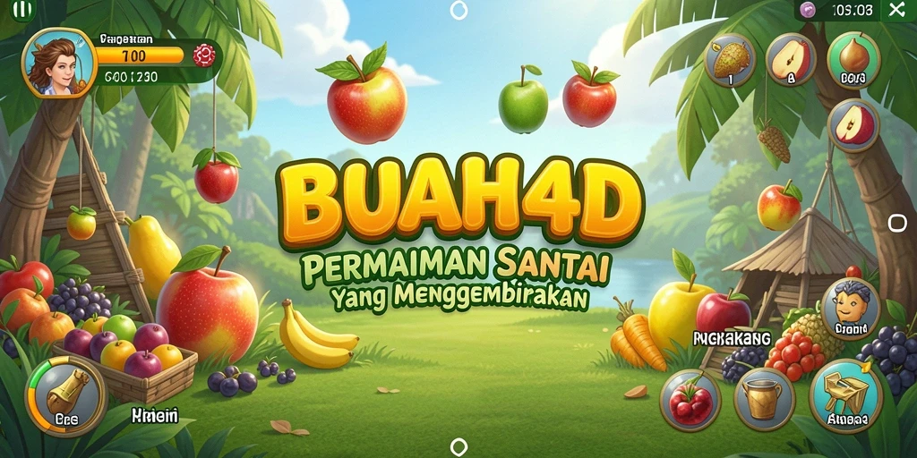 Tampilan gameplay BUAH4D yang menarik dan menghibur.