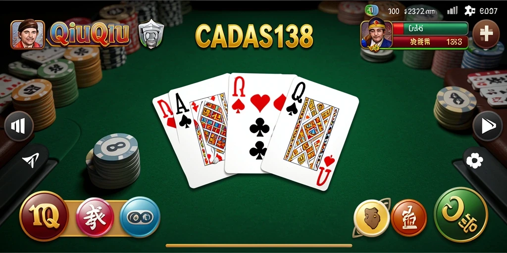 Tampilan gameplay QiuQiu yang menarik di CADAS138.