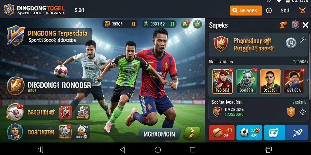 Tampilan utama DINGDONGTOGEL saat menjalankan taruhan olahraga.