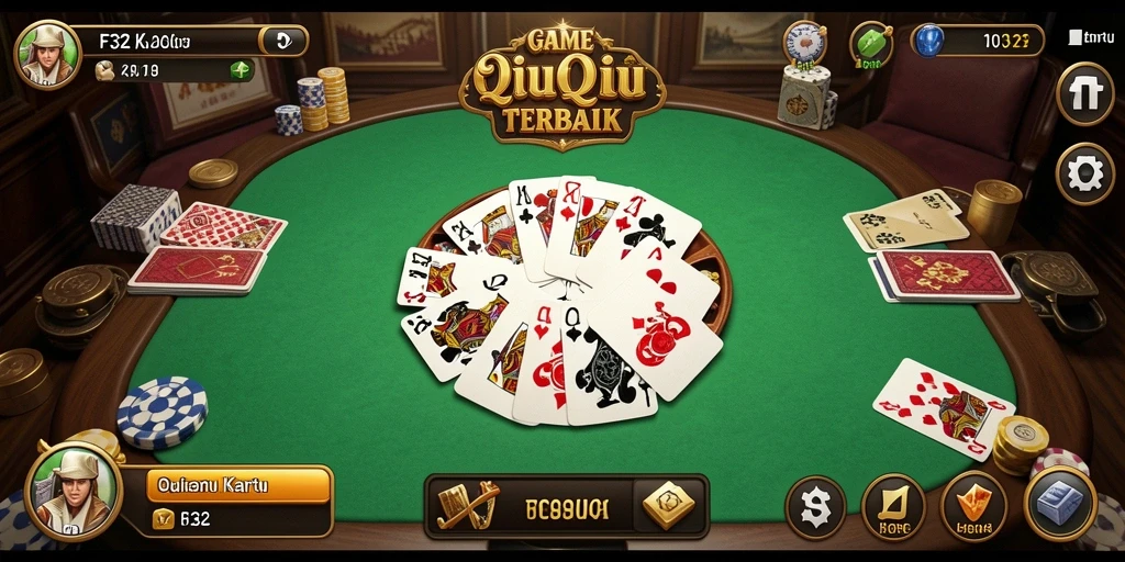 Tampilan gameplay QiuQiu yang seru di F32.