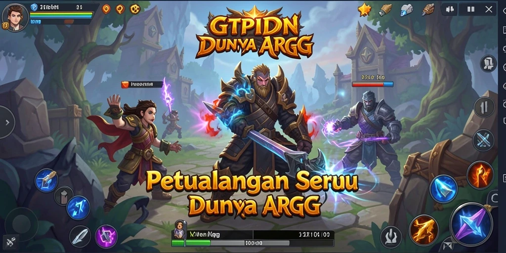 Screenshot gameplay GTPIDN menampilkan aksi pertarungan seru dan visual yang menarik.