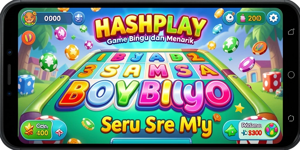 Gameplay seru dan interaktif di HASHPLAY saat bermain Bingo.