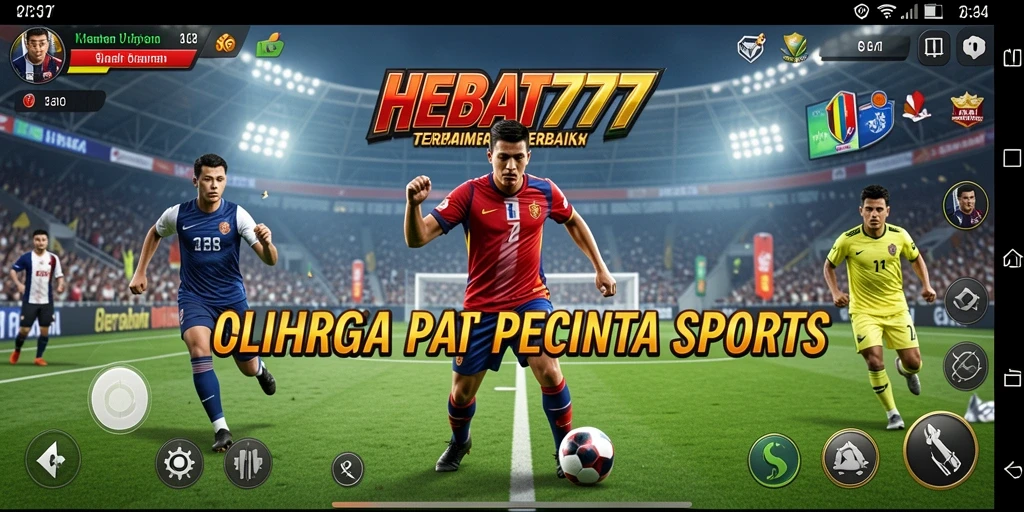 Gameplay seru HEBAT777 yang menampilkan aksi olahraga nyata.