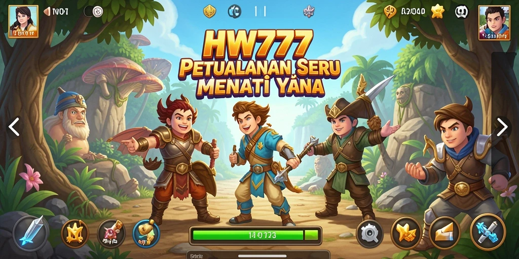 Tampilan gameplay HW777 yang menegangkan dan penuh aksi.