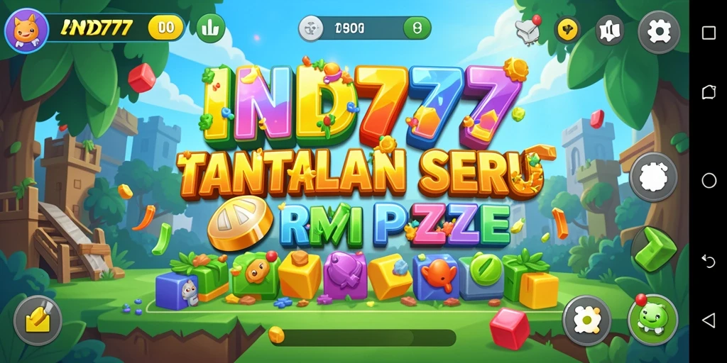 Tampilan gameplay IND777 dengan berbagai teka-teki menarik.