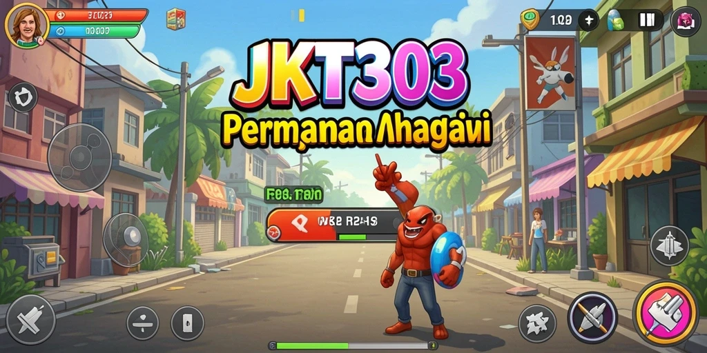 Menggambarkan gameplay <strong>JKT303</strong> yang menyenangkan dan menghibur.