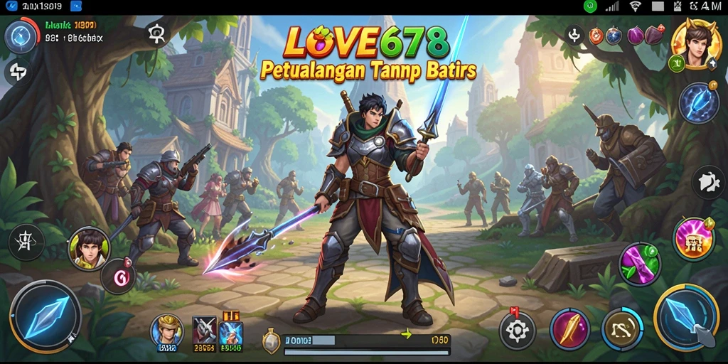 Tampilan gameplay seru dalam LOVE678 yang penuh strategi.