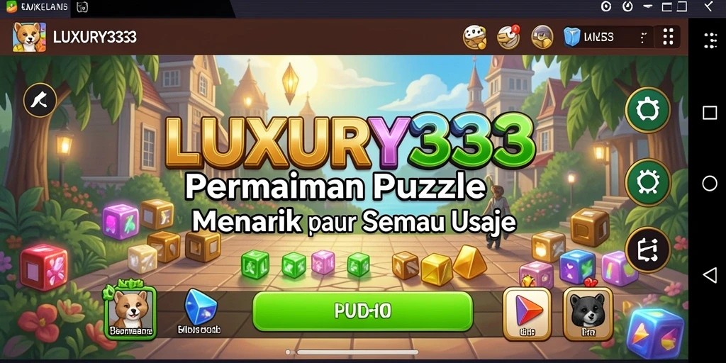 Gameplay menantang dalam LUXURY333 yang menarik dan penuh warna.