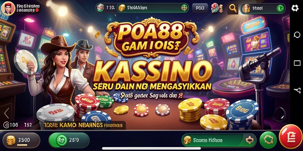 Tampilan gameplay seru di POA88 dengan berbagai permainan Kasino.